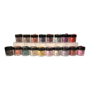 Saviland Dip Powder - Set of 18 - SHIMMER/GLITTER shades